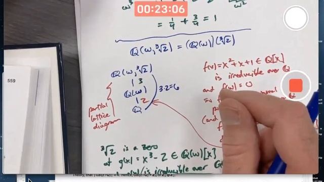 Gal(ℚ(ω,∛2)/ℚ) ≈ S3, where ω is a complex cube root of unity: ω = -1/2+i√3/2 = e^(2πi/3) смотреть онлайн