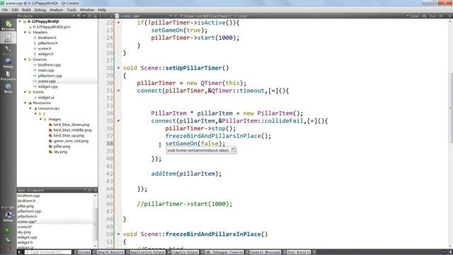 [6/6] Flappy Bird with Qt Tutorial : Collision Detection смотреть онлайн