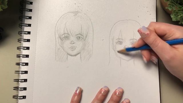 ✏️Doodle Session // Drawing Anime Heads and Eyes // Pencil Sketch смотреть онлайн