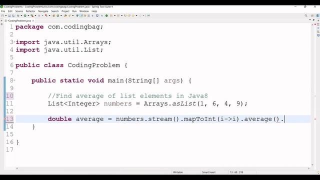 Find average of list elements | Java8 coding question answer-4 смотреть онлайн