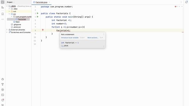 Number Program-5||Factorial of any Number in java || Interview Question смотреть онлайн