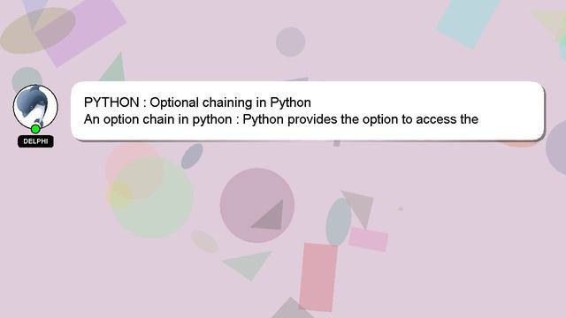 PYTHON : Optional chaining in Python смотреть онлайн