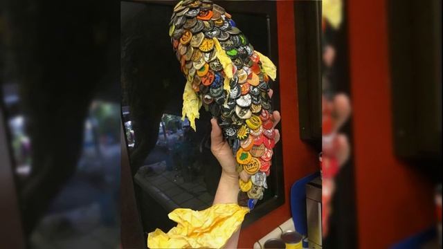 1 Поделки из крышечек от пластиковых и пивных бутылок . #bottlecapart смотреть онлайн