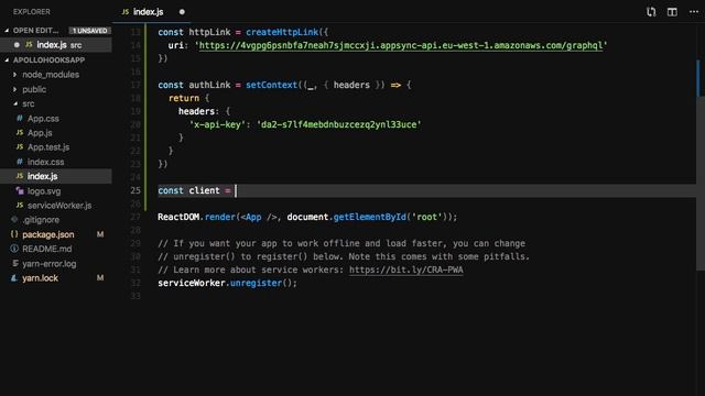 Apollo GraphQL Hooks - Querying Data смотреть онлайн