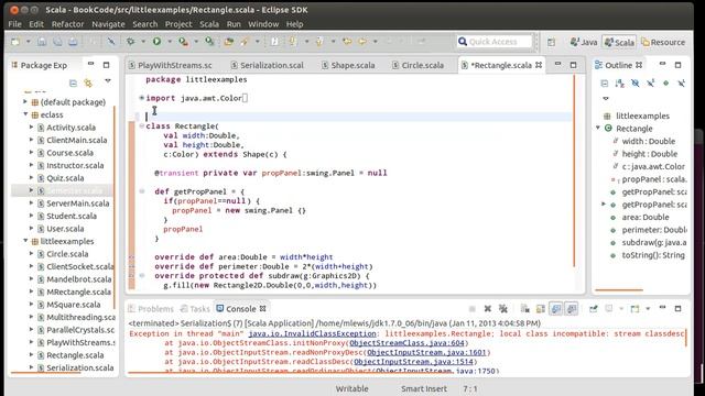 Details of Serialization (using Scala) смотреть онлайн