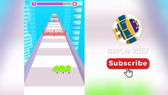 Digit Run 3D - Number Game Addition and Subtraction смотреть онлайн