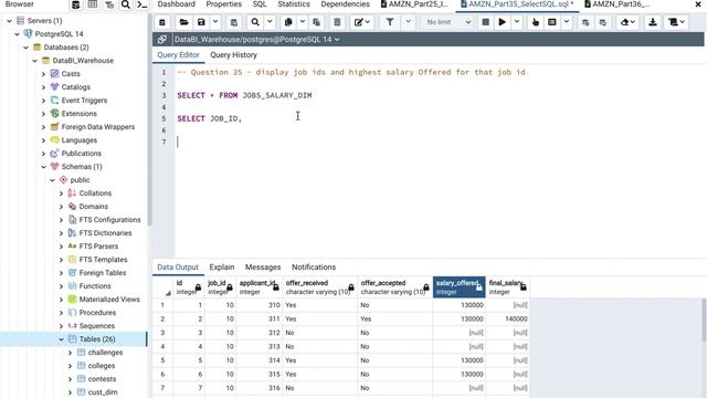 Part 35 - AMZN SQL Interview Questions 2023| MAX() MIN() Function | DATA ANALYSTS | Beginner SQL смотреть онлайн