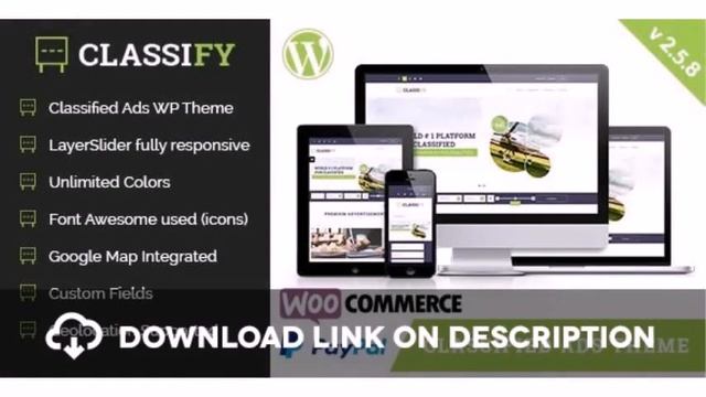 Classify - Classified Ads WordPress Theme Free Download смотреть онлайн
