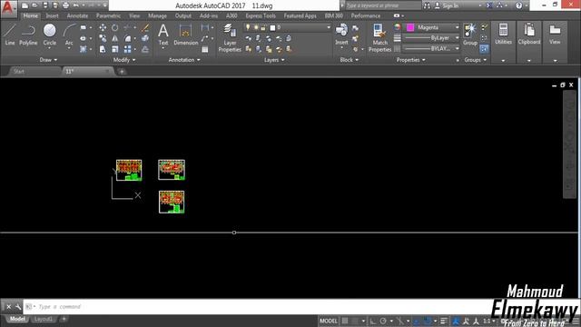 ادراج صورة فى ملف الأتوكاد insert image in autocad file смотреть онлайн