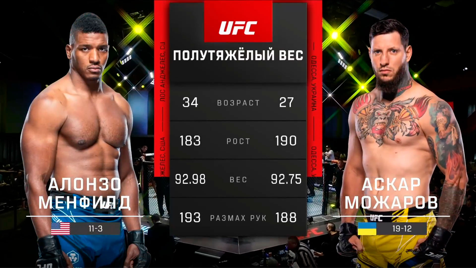UFC Vegas 56 Аскар Можаров vs Алонзо Менифилд | Обзор на Бой Можаров vs Менифилд смотреть онлайн