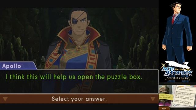 THE MYSTERIOUS CAVE - Phoenix Wright: Spirit Of Justice (Part 52) смотреть онлайн