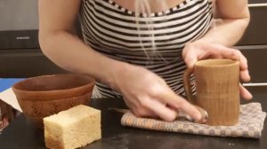 Лощение изделия из глины