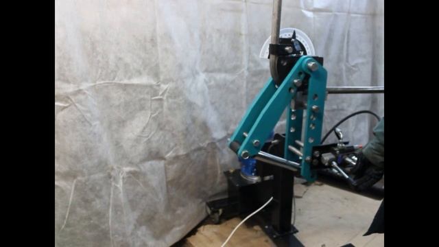 Трубогиб MS 04. Гиб на 180 градусов смотреть онлайн