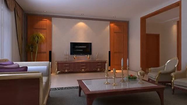 3D Model of Living Room 156 смотреть онлайн