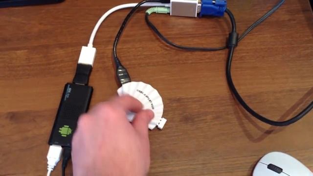 Обзор HDMI To VGA Adapter Cable Video Converter With Audio Output.