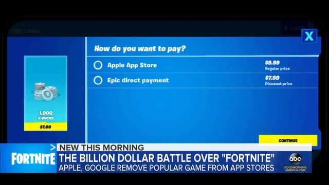 Apple, Google remove Fortnite from app stores l GMA смотреть онлайн