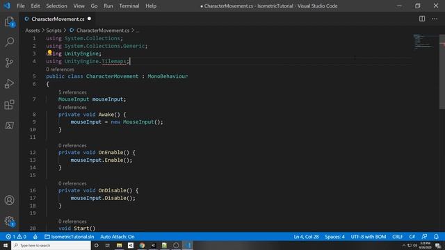 Mouse Click Movement in Isometric Tilemap - Unity Tutorial смотреть онлайн
