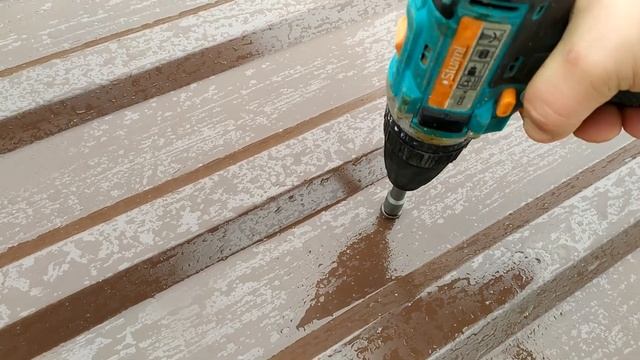 Монтаж б/у профлиста