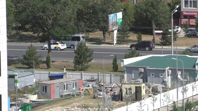 Анапа. Вид из окна на новостройки. смотреть онлайн