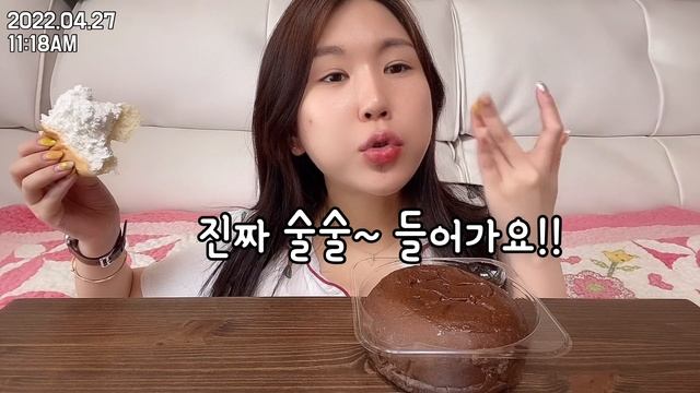 먹방 브이로그ㅣBHC 신메뉴 치퐁당치킨&분모자로제떡볶이, 와플대학, 연세우유크림빵, CU편의점 디저트, 불닭납작당면, 초콜릿 쿠키, 떡볶이, 치즈볼, 김밥, 떡ㅣ빵순이 다이어터