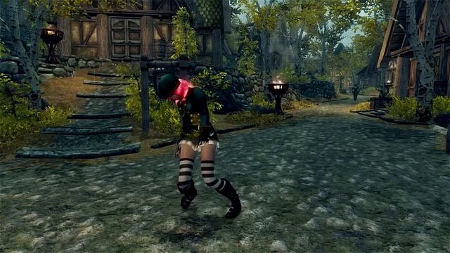 [Skyrim] Shake It! - Dancing Animations - Elektrika смотреть онлайн