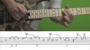 Skid Row - 18 and Life (Guitar Solo) Lesson with Tabs!