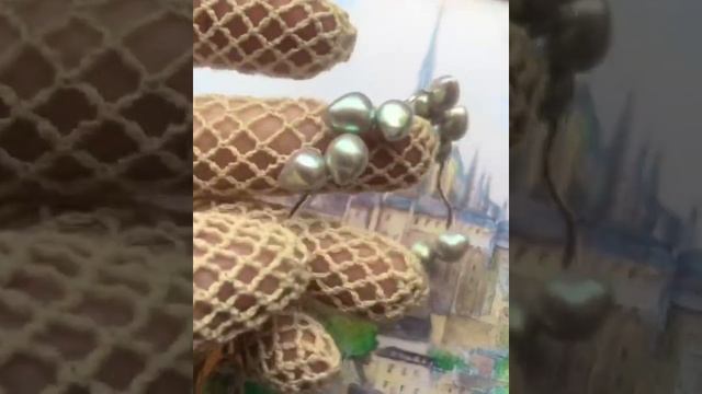 Новое дизайнерское колье с барочным жемчугом ВЕРБА смотреть онлайн