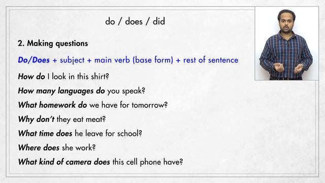 Correct Use of DO / DOES / DID - Basic English Grammar - with Examples, Exercises & Quiz смотреть онлайн