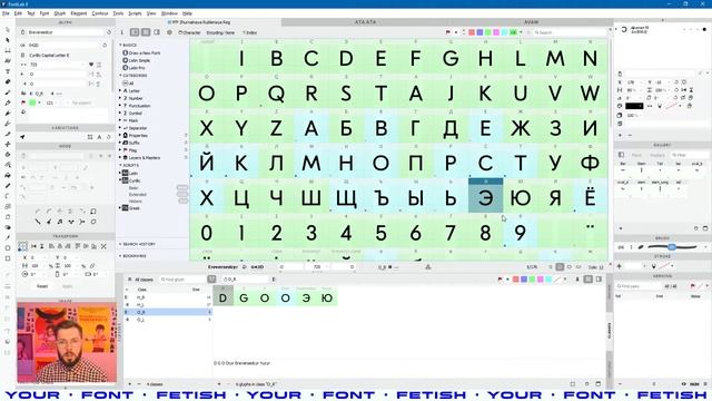 ДБП 35/39 | Разбираемся с Кернинг Классами | Урок Fontlab 8 смотреть онлайн