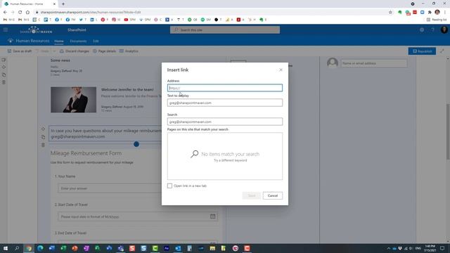 How to add a mailto link in SP Pages смотреть онлайн