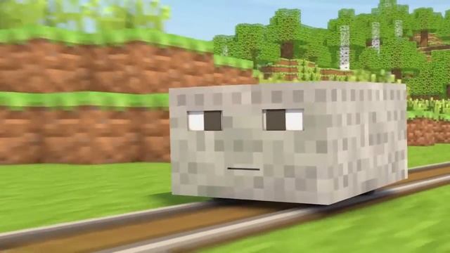 Говорящие   вагонетки НА РУССКОМ! - Minecraft Animation анимация