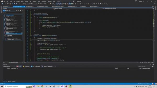 Навигационная механика пути через navMesh unity