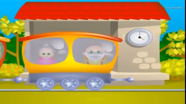 Паравозик чух-чух. Развивающие мультики для самых маленьких