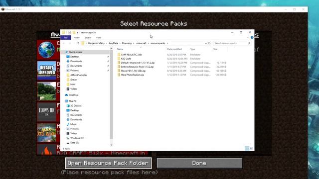 Installing HD Flows Resource Pack for Minecraft 1.15 смотреть онлайн