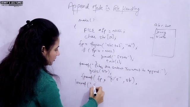 C_123 Append Mode in File Handling | C Programming Language смотреть онлайн
