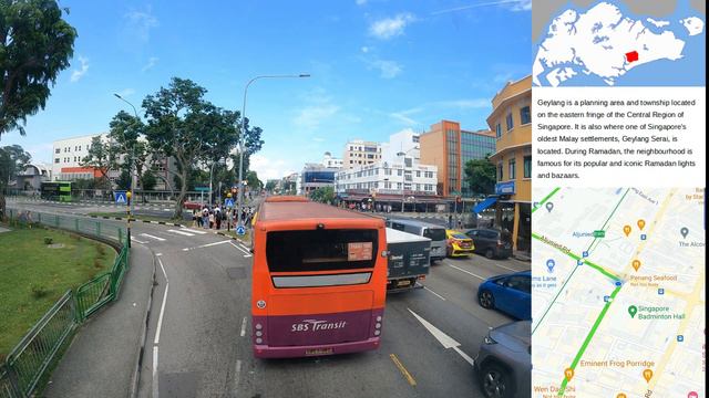 Singapore Bus Route 80 - HarbourFront Int to SengKang Int смотреть онлайн