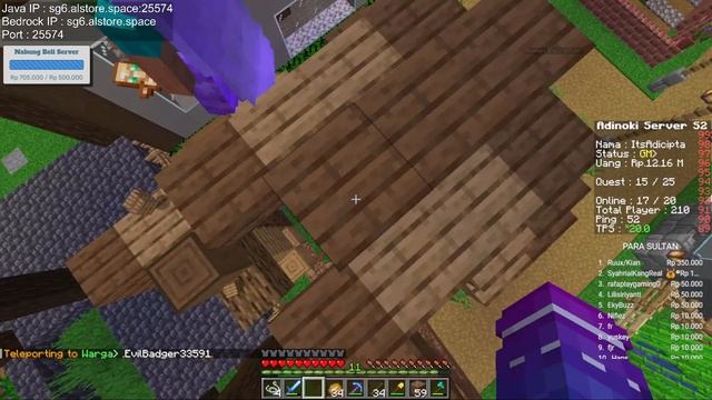 ? Live Server Adinoki Season 2 - Minecraft Indonesia Java Bedrock mcpe 1.19 смотреть онлайн