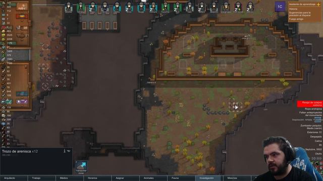 RimWorld - Lore Dr. Stone #18 | Preparando las defensas | Gameplay español смотреть онлайн