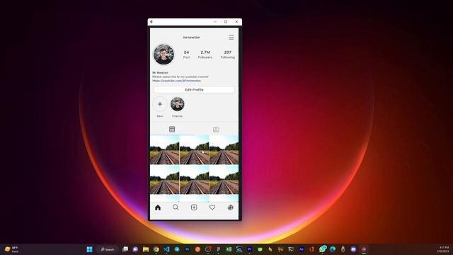 Instagram Clone with Python Flet (Flutter in Python) смотреть онлайн