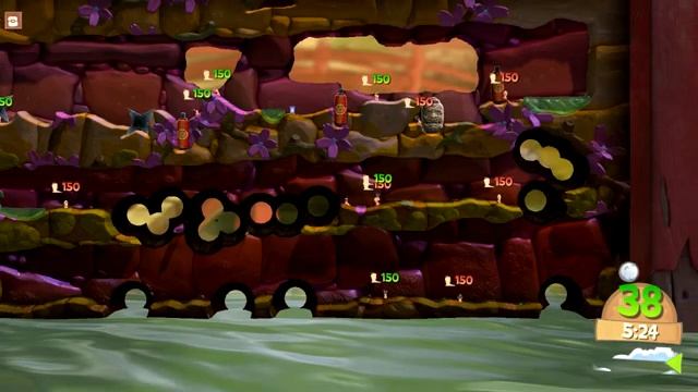[82] Ghost Is Bad At Close Calls! (Worms: Clan Wars) смотреть онлайн