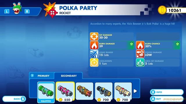 Mario + Rabbids Kingdom Battle - All Weapons смотреть онлайн