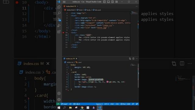Multi Color Border using Linear Gradient in CSS смотреть онлайн