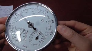 аналоговый настенный барометр, метеостанция 3 в 1.