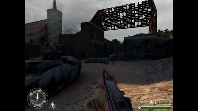 Call of Duty #3 ( Деревня, одна смерть, танки ) смотреть онлайн