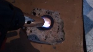 Как плавить латунь газовой горелкой
