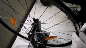 Колесо велосипеда, как убрать восьмерку