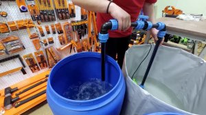 Видео тест насоса для грязной воды RD SPP750 25  как дренажный насос работает с твердыми фракциями