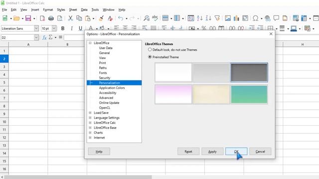 Change LibreOffice Calc Background Change Dark Theme || Add calc worksheet background color Change смотреть онлайн