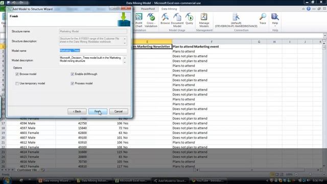 Creating Data Mining Structures & Predictive Models using the Excel Add-In for SQL Server 2008 смотреть онлайн
