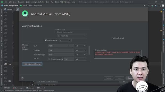Not Enough Disk Space to Run AVD Android Studio смотреть онлайн